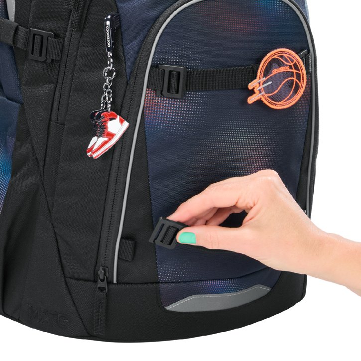 COOCAZOO MATE Schulrucksack rainbow illusion